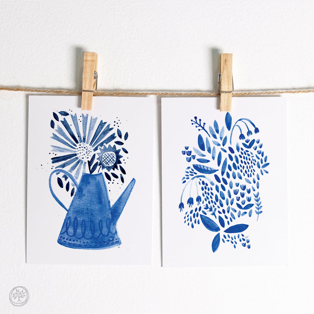 Blueflower Note Cards